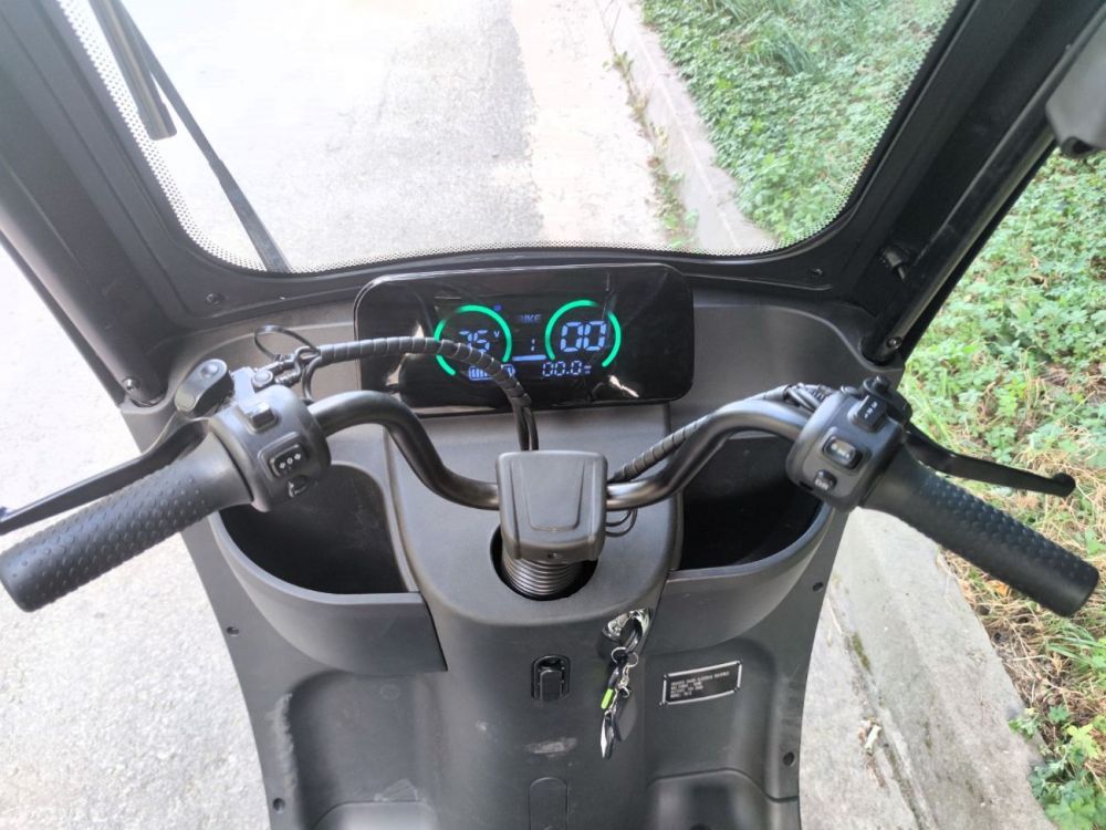 Електроскутер Crosser TR3 (800W; 72V-20Ah AGM) фіолетовий, сірий, чорний