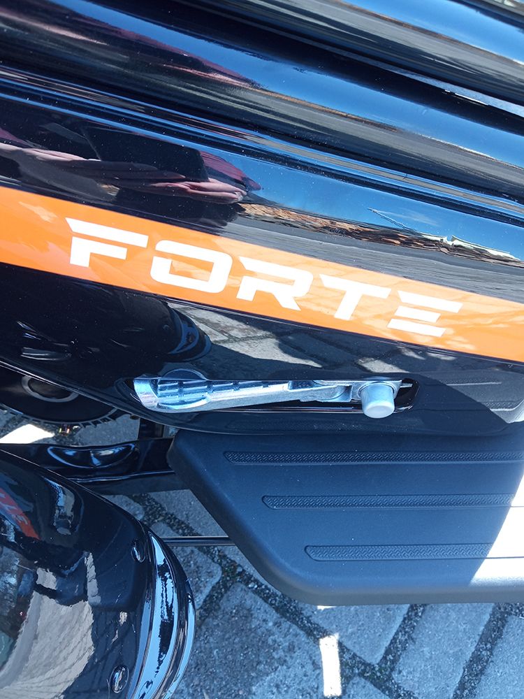 Електроскутер Forte S1-P600 (600W; 60V-20Ah SLA) чорний, сірий, коричневий