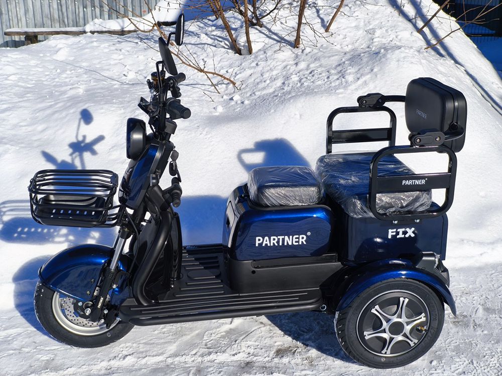 Електроскутер Партнер Fix (1000W; 72V-23Ah SLA)
