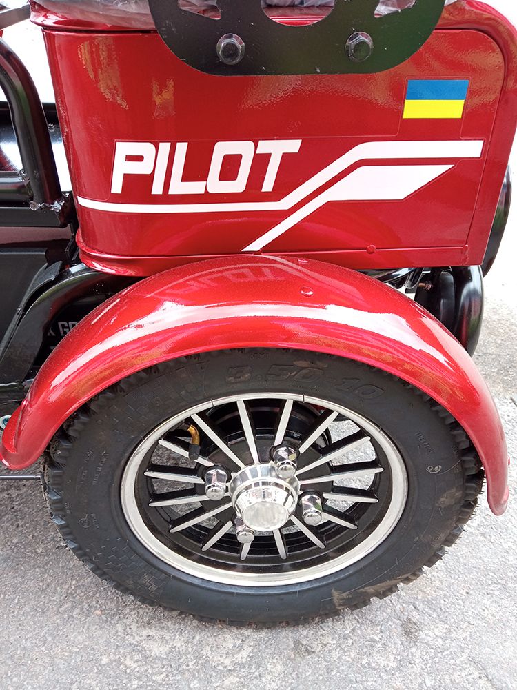 Електроскутер SPARTA PILOT (1200W; 72V-24Ah SLA)