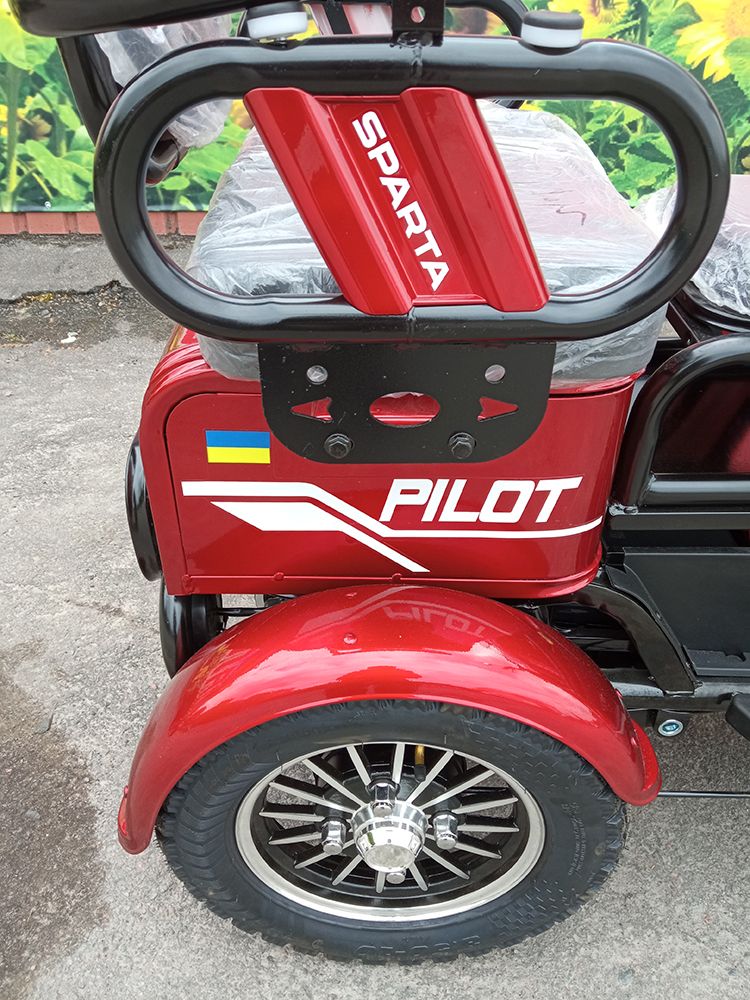 Електроскутер SPARTA PILOT (1200W; 72V-24Ah SLA)