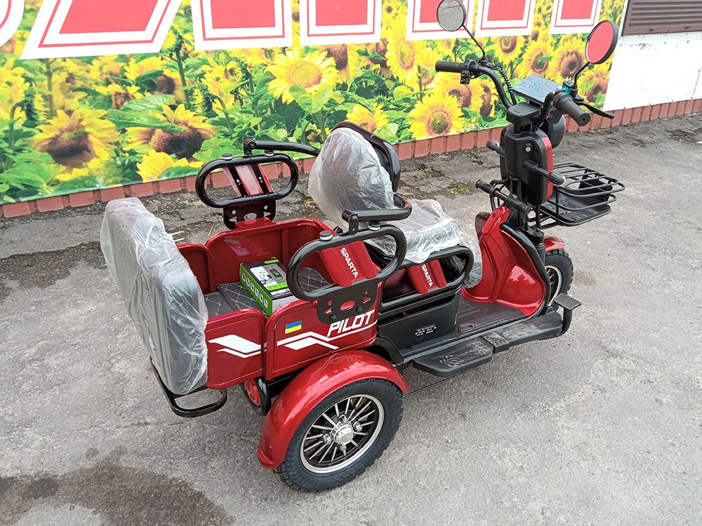 Електроскутер SPARTA PILOT (1200W; 72V-24Ah SLA)