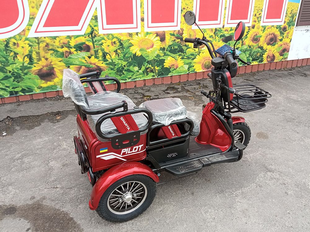 Електроскутер SPARTA PILOT (1200W; 72V-24Ah SLA)