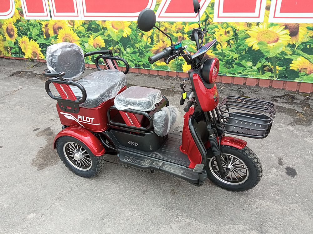 Електроскутер SPARTA PILOT (1200W; 72V-24Ah SLA)