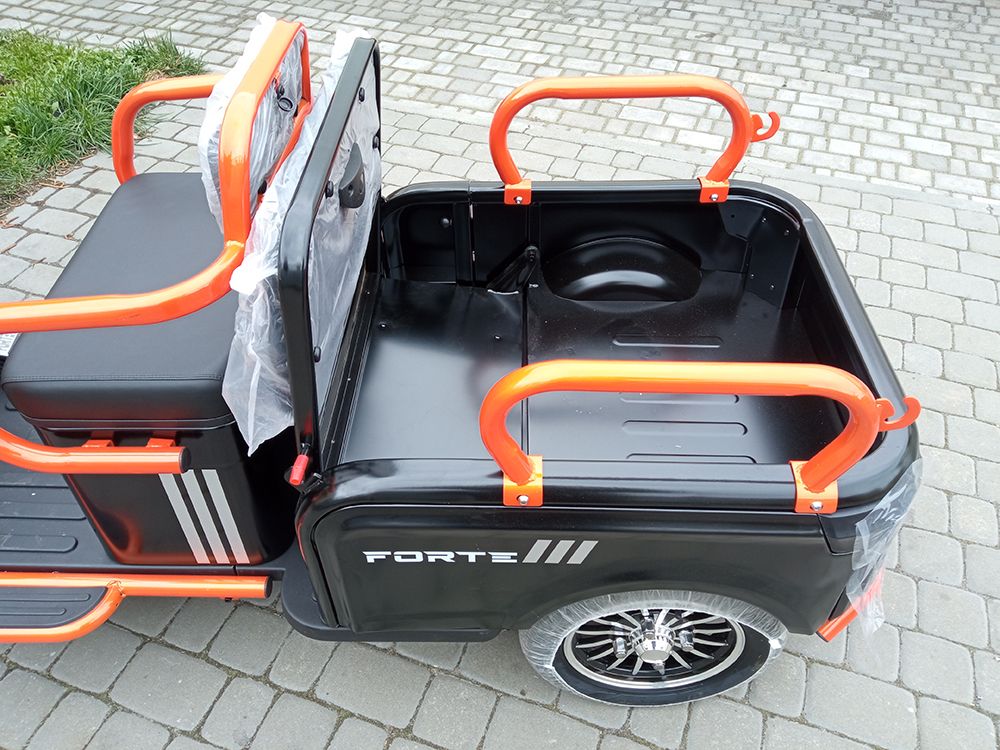 Електротрицикл Forte СARGO-P800 (800W; 72V-20Ah SLA)