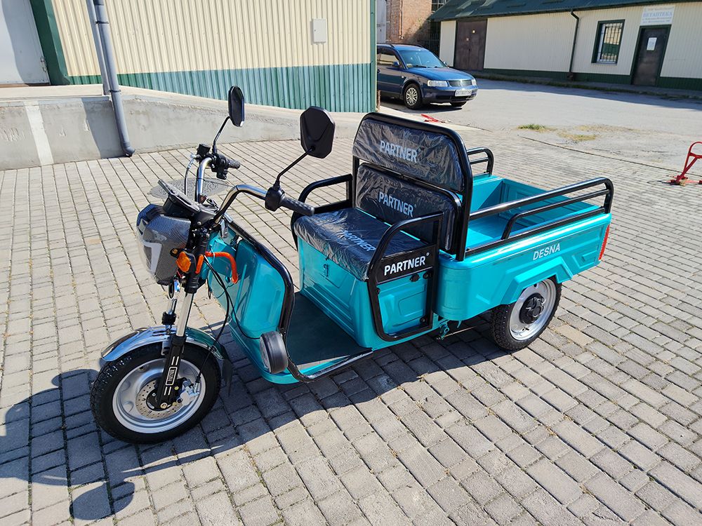 Електротрицикл Партнер Desna (1200W; 60V-36Ah AGM)