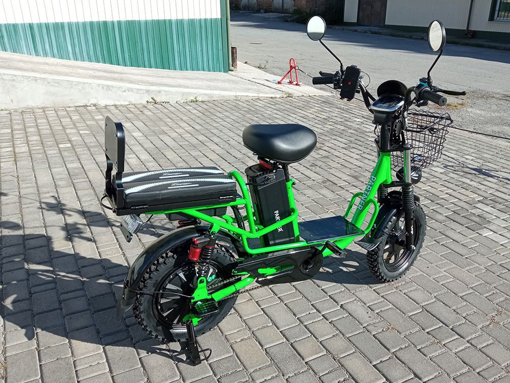 Електровелосипед Партнер Cargo (1000W; 60V-21Ah Li-ion) 16" колеса