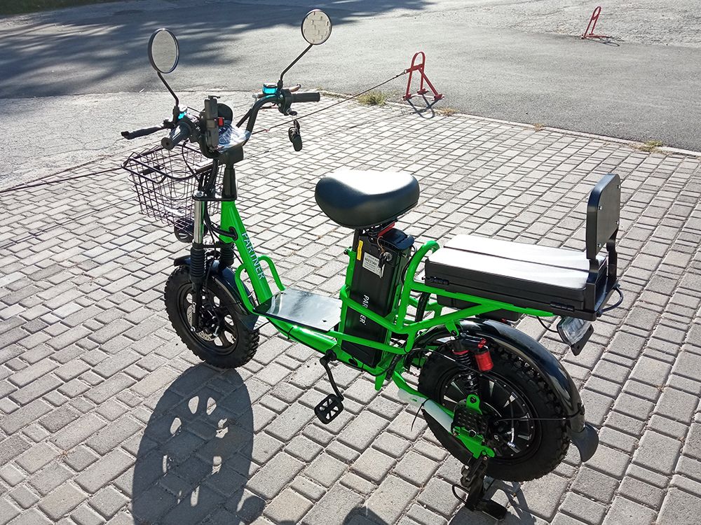 Електровелосипед Партнер Cargo (1000W; 60V-21Ah Li-ion) 16" колеса