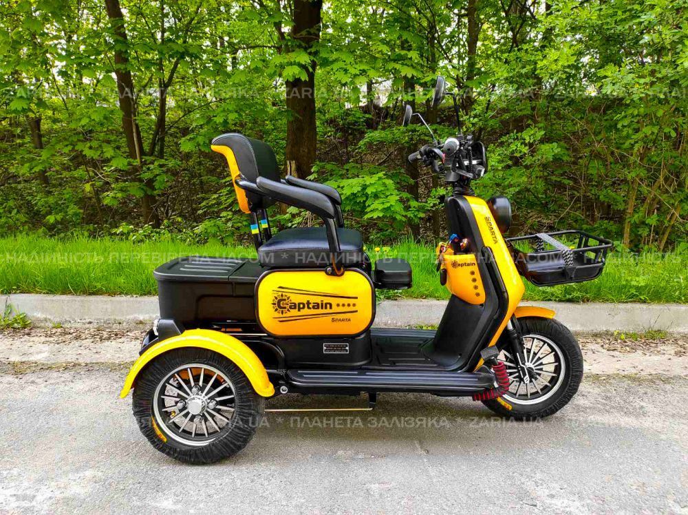 Електроскутер SPARTA CAPTAIN (800W; 60V-20Ah SLA)