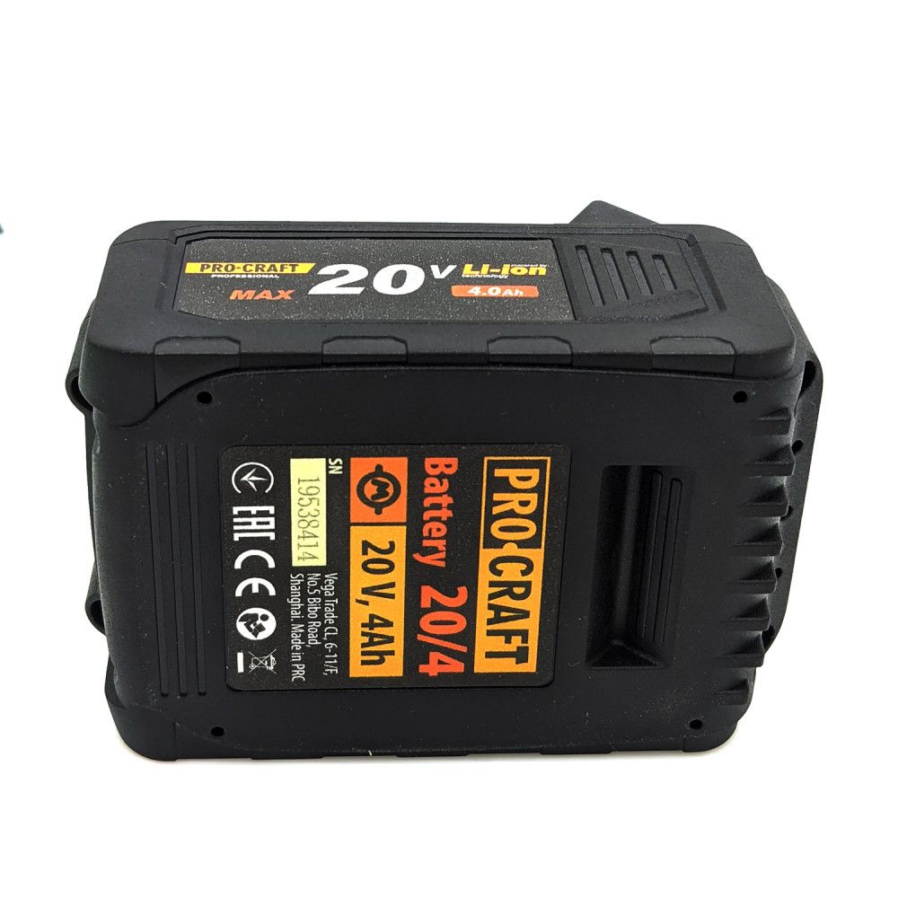 Акумуляторна батарея Procraft Battery 20/4 (20 В, 4 А*год)