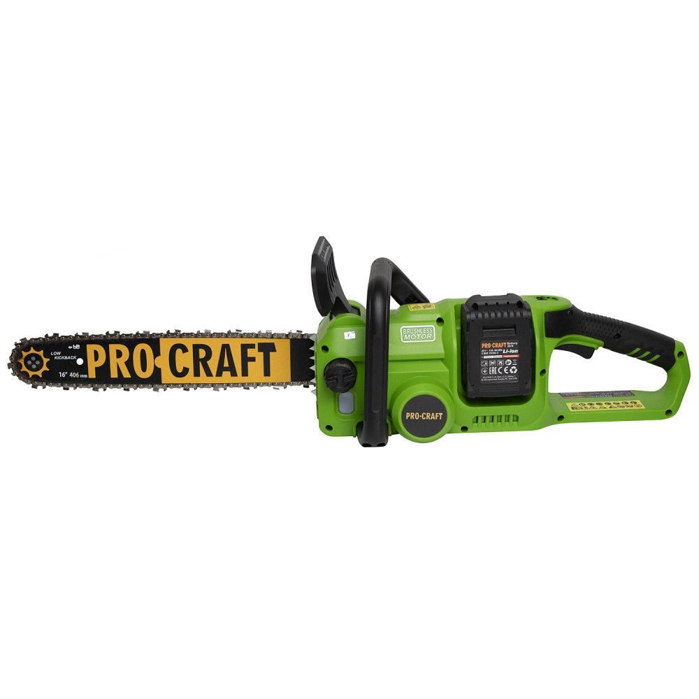 Акумуляторна ланцюгова пила Procraft PCA42/2 (без АКБ та ЗП)