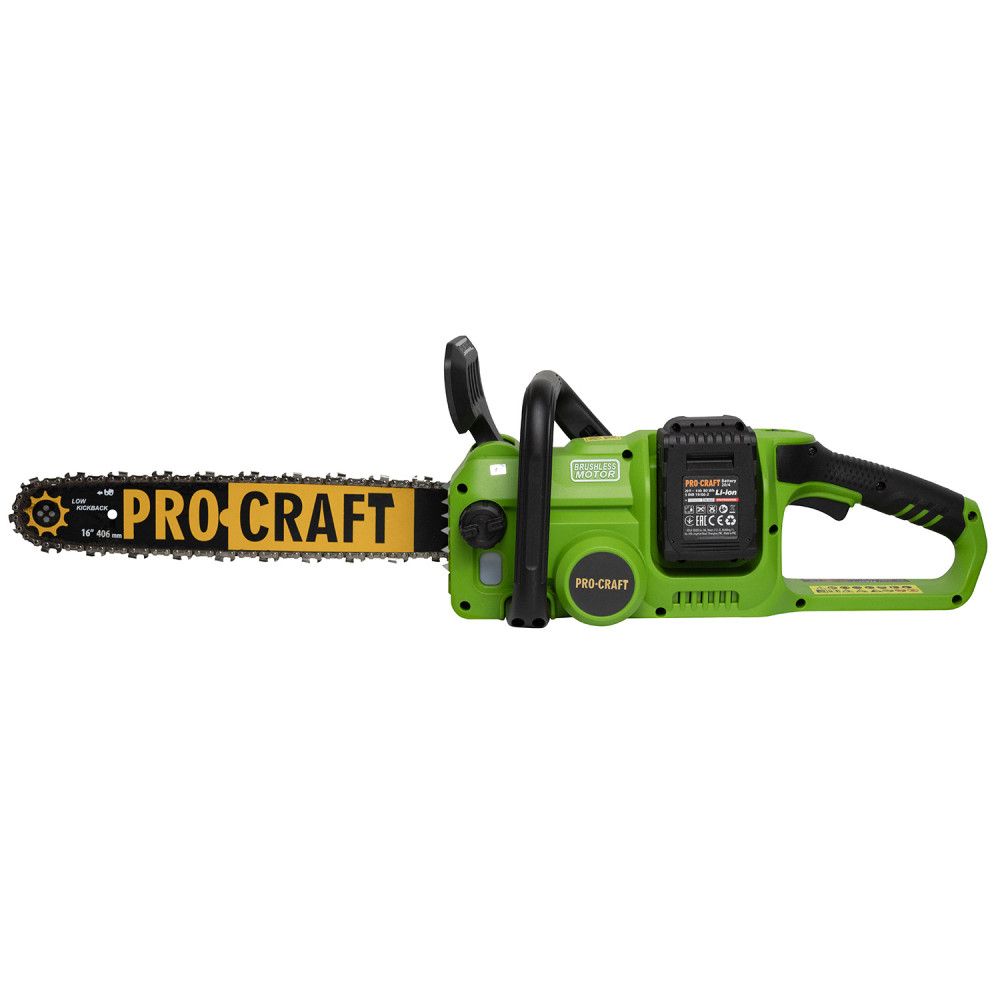Акумуляторна ланцюгова пила Procraft PCA42/2 (без АКБ та ЗП)