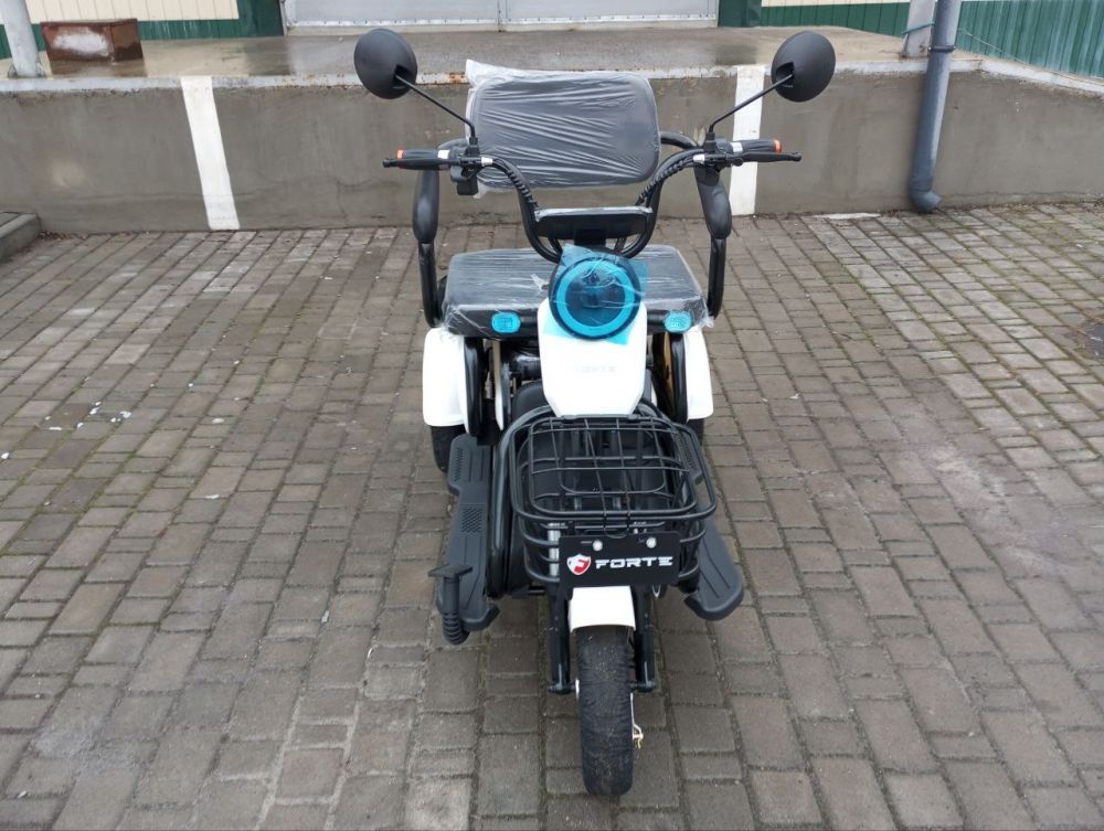 Електроскутер Forte FAMILY (650W; 60V-20Ah SLA) білий, червоний