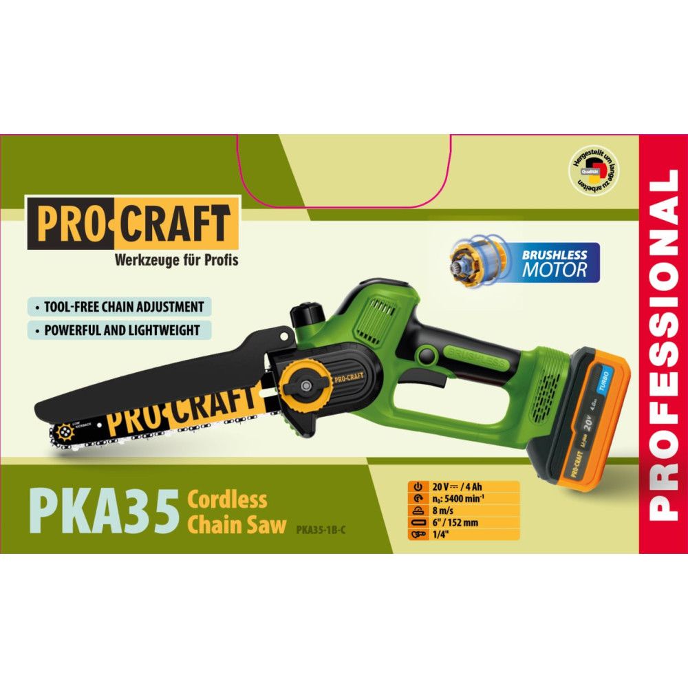 Акумуляторна мініпила Procraft PKA35 (1 акб)