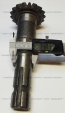 Вал первичный (хвостовик) L-240mm, Z-18 для редуктора фрезы Заря, ДТЗ 1,1-1,6м