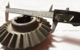 Коническая пара Z-15/24, L-290mm, для редуктора фрезы Заря, ДТЗ 1,6-2,0м