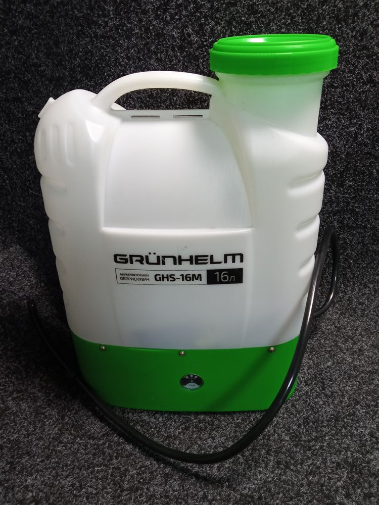Обприскувач акумуляторний Grunhelm GHS-16M