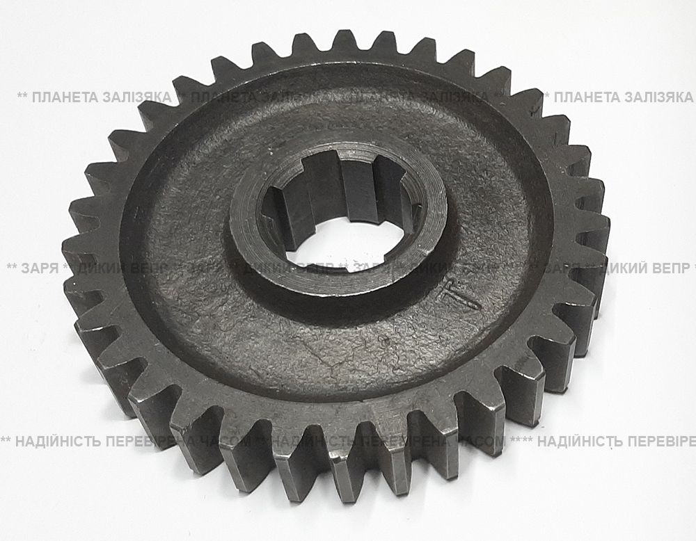 Шестерня Z-34/6 для редуктора фрези Заря, ДТЗ 1GQN/1GXN 0,8-1,25м