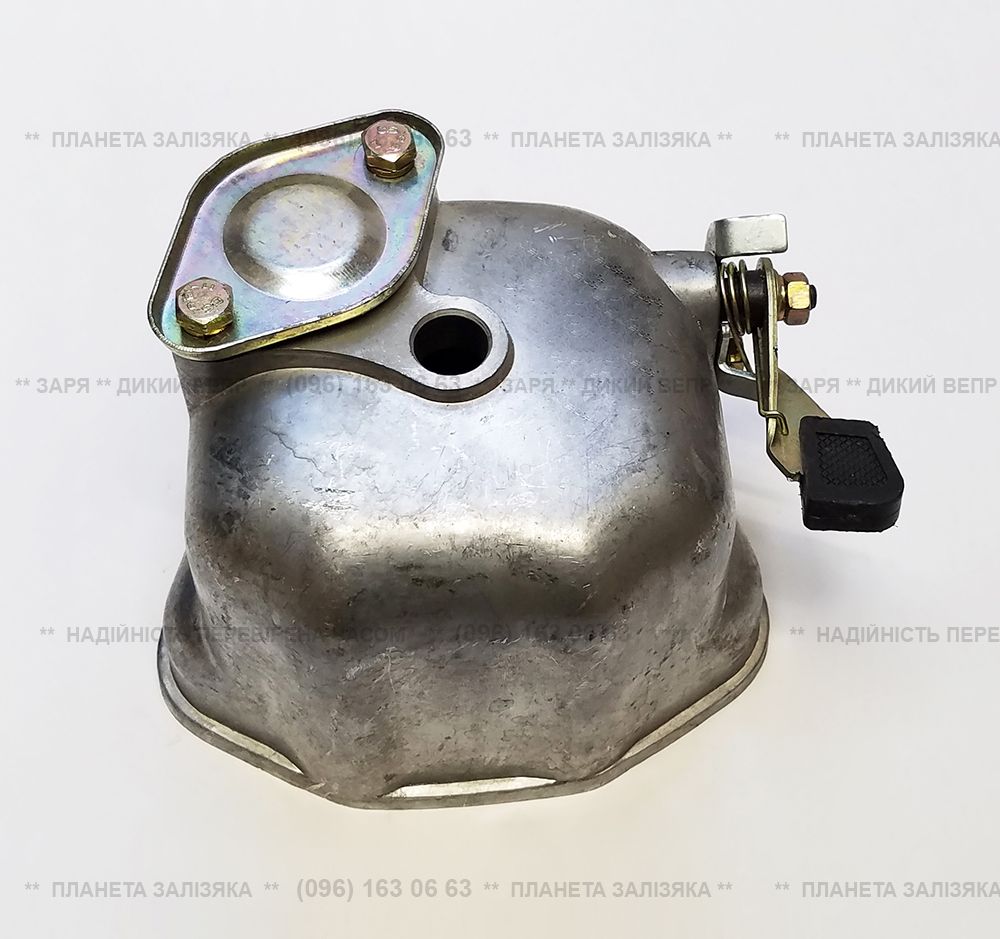 Крышка клапанов для двигателя R190 с окном - алюминий