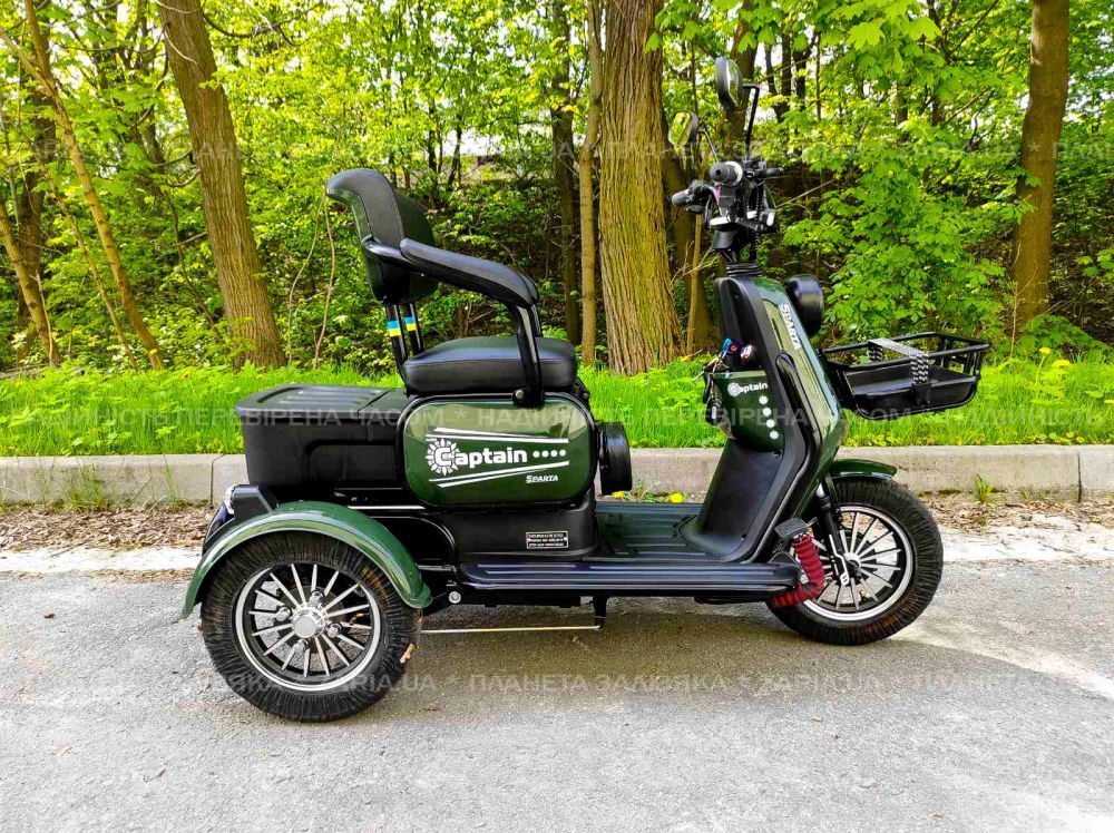 Електроскутер SPARTA CAPTAIN (800W; 60V-20Ah SLA)