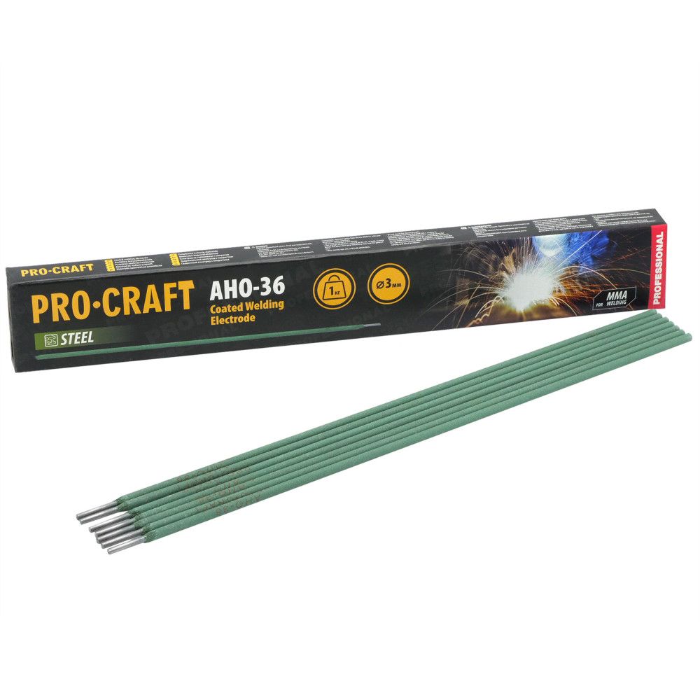 Електроди Procraft AHO36 1кг 3мм
