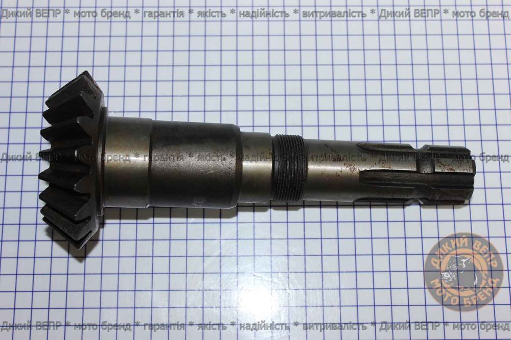 Вал первичный (хвостовик) L-240mm, Z-18 для редуктора фрезы Заря, ДТЗ 1,1-1,6м